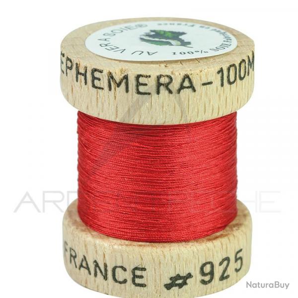 Fils de montage soie naturelle Ephmra Rouge 925