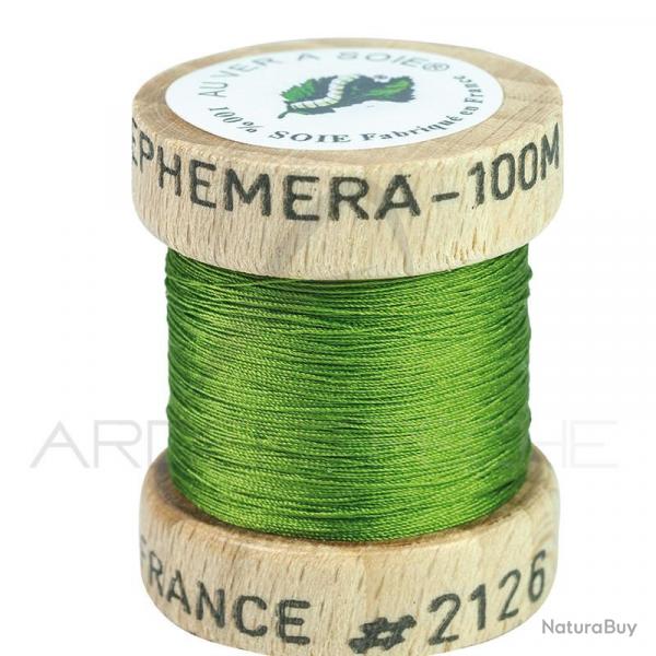 Fils de montage soie naturelle Ephmra Vert 2126