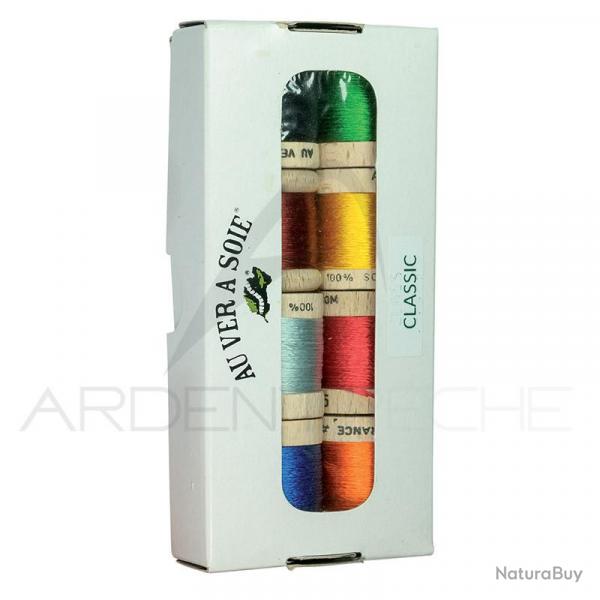 Soie floss naturelle ovale assortiment