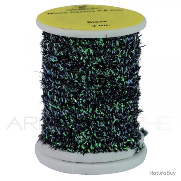 Chenille Micro Cactus 0.8mm Noir