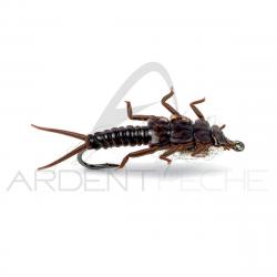Mouche réaliste Stonefly nymphe Dark H10
