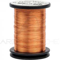 Tinsel rond fin 0.1mm Cuivre