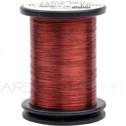 Tinsel rond fin 0.1mm Marron