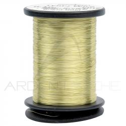 Tinsel rond fin 0.1mm Or