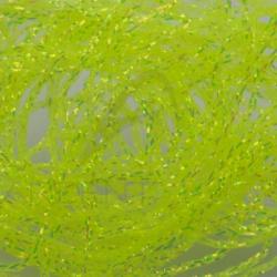 Tresse irisée midge fluo yellow