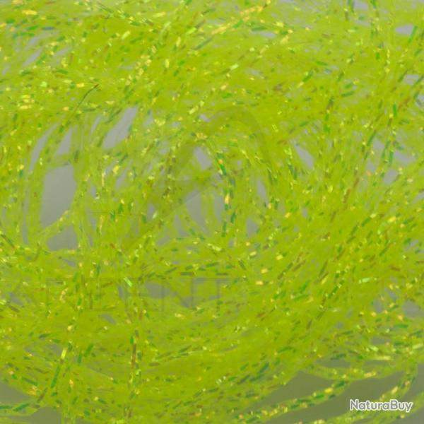 Tresse irise midge fluo yellow