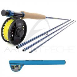 Canne à mouche REDINGTON Pack CROSSWATER II 9' soie 4 (4 brins)