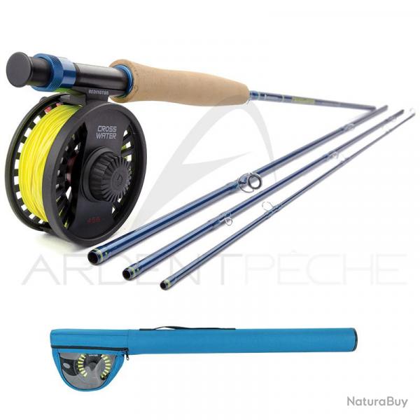 Canne  mouche REDINGTON Pack CROSSWATER II 9' soie 4 (4 brins)