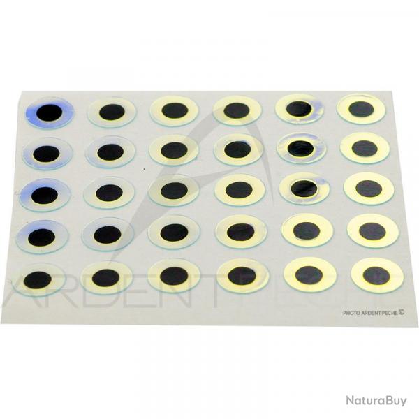 Yeux plats adhsifs super pearl 4.7mm