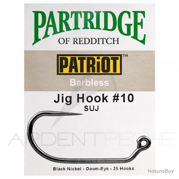 Hameon mouche PARTRIDGE Jig Hook SUJ H12