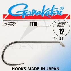 Hameçon mouche Gamakatsu F11B H10