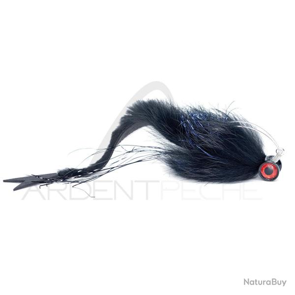 Mouches Rainys Brochet WILD HARE BLACK H 1/0