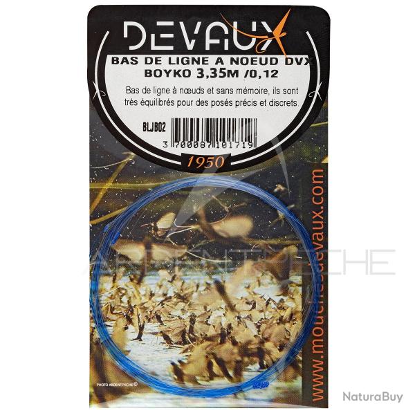 Bas de ligne DEVAUX  noeuds BOYKO 3.35m Pointe 14/100