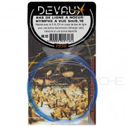Bas de ligne DEVAUX à noeuds nymphe à vue 5m pointe 14/100