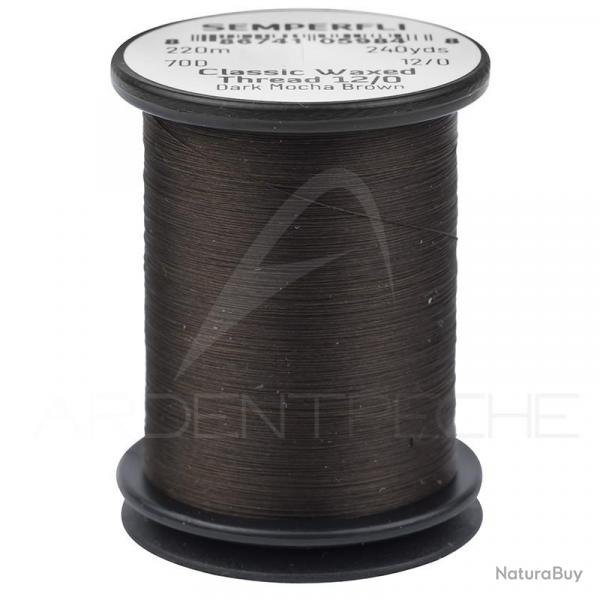 Fils de montage Semperfli 12/0 Marron fonc