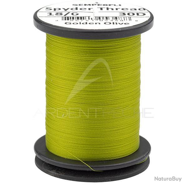 Fils de montage Semperfli Spyder thread 18/0 Ple olive