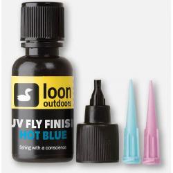 Résine UV fly finish couleur LOON Bleu chaud