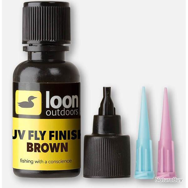 Rsine UV fly finish couleur LOON Marron