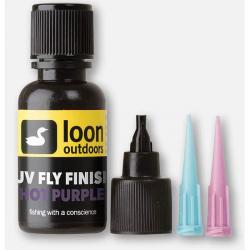 Résine UV fly finish couleur LOON Pourpre chaud