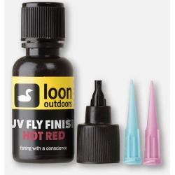 Résine UV fly finish couleur LOON Rouge chaud