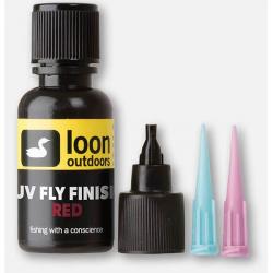 Résine UV fly finish couleur LOON Rouge