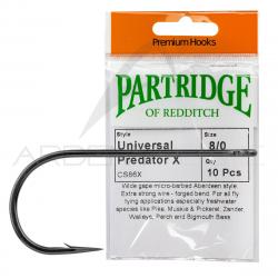 Hameçon mouche PARTRIDGE Universal Predator X CS86X H6/0