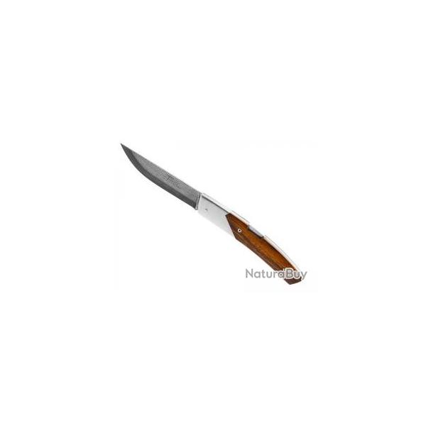 Couteau Le Thiers ADVANCE lame acier VG10 damas inox 66 couches  cran manche bois de fer +pochette