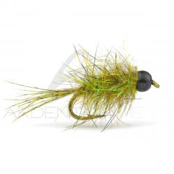 Mouche Igor et Nadica Stancev Hares Olive-black nymph H16