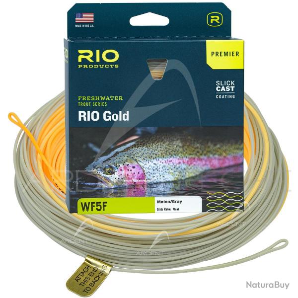 Soie RIO PREMIER GOLD gris/orange WF6F