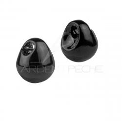 Bille tungstène OFF Bead Noir 3.3 mm