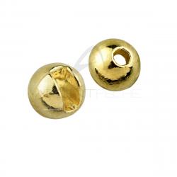 Bille tungstène fendues Or 3.5 mm