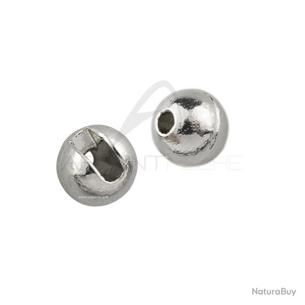 Bille tungstne fendues Argent 3.5 mm