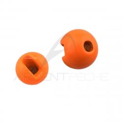 Bille tungstène fendues Orange 2.5 mm