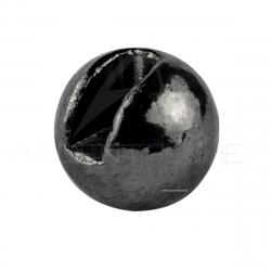 Bille tungstène fendues ECO noir nickelé (x25) 2mm