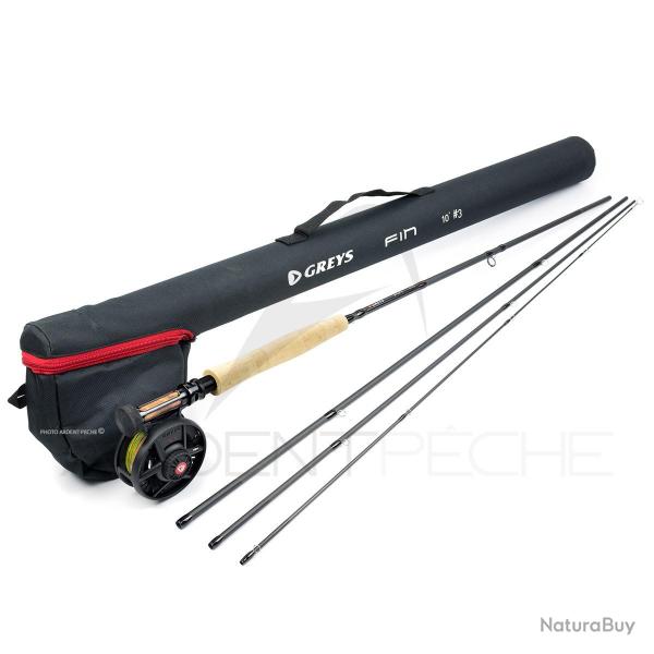 Canne  mouche GREYS prt  pcher Fin Euro Nymph 11' soie 3