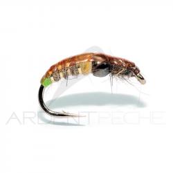Mouche FMF Nymphe tungstène depth charge amber 814 H12