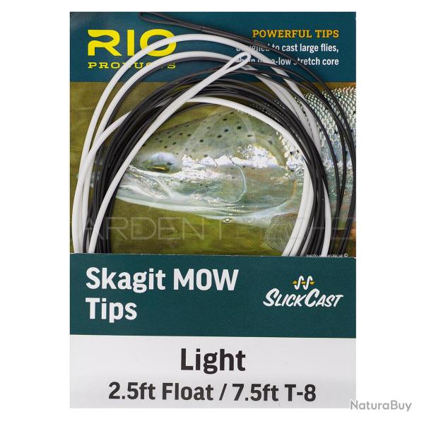 RIO Skagit MOW Tip Light Flottant2.25m/plongeant 0.75m