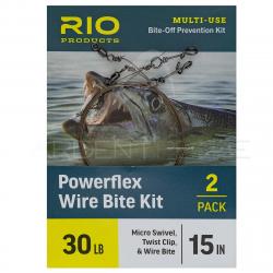 Bas de ligne RIO Powerflex Wire Bite Kit 2-Pack 40LB