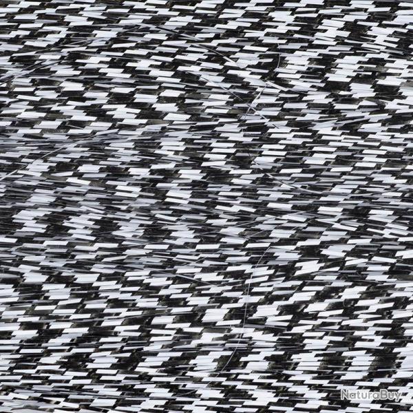 Fibres Micro Barred Voodoo Blanc barr noir