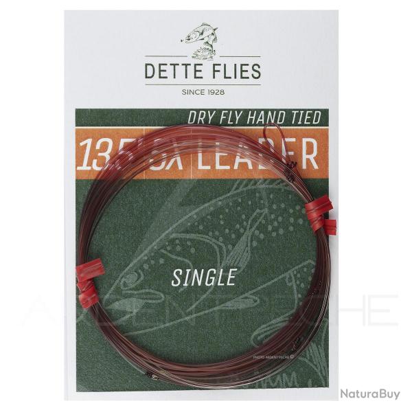 Bas de ligne Dette Flies 4,10 m (13.5ft) 6X - 0.125 mm