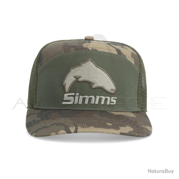 Casquette SIMMS Brown Trout 7-Panel Olive