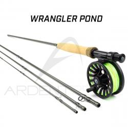 Canne à mouche REDINGTON Pack WRANGLER Pond 9' soie 4