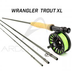 Canne à mouche REDINGTON Pack WRANGLER Trout XL 9' soie 6