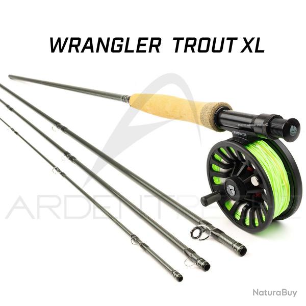 Canne  mouche REDINGTON Pack WRANGLER Trout XL 9' soie 6