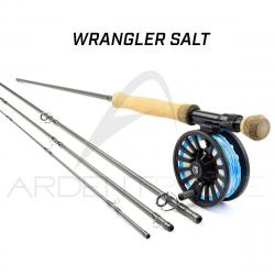 Canne à mouche REDINGTON Pack WRANGLER Salt 9' soie 8