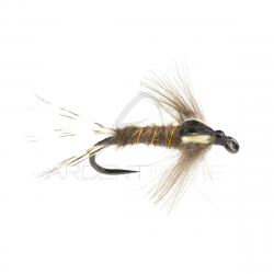 Mouche STS nymphe mouche de mai marron H16