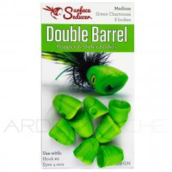 Tête de popper double Chartreuse X-Large