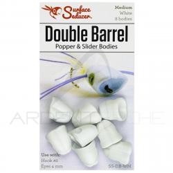 Tête de popper double Blanc X-Large