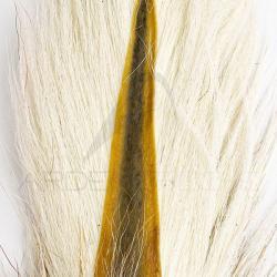 Bucktail queue de daim Large blanc naturel