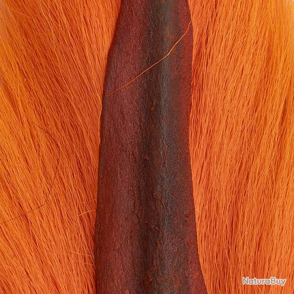 Bucktail queue de daim Large Fluo orange